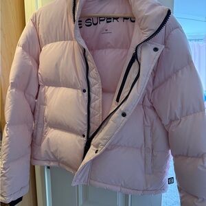 ARITZIA Pink Super Puff Jacket
